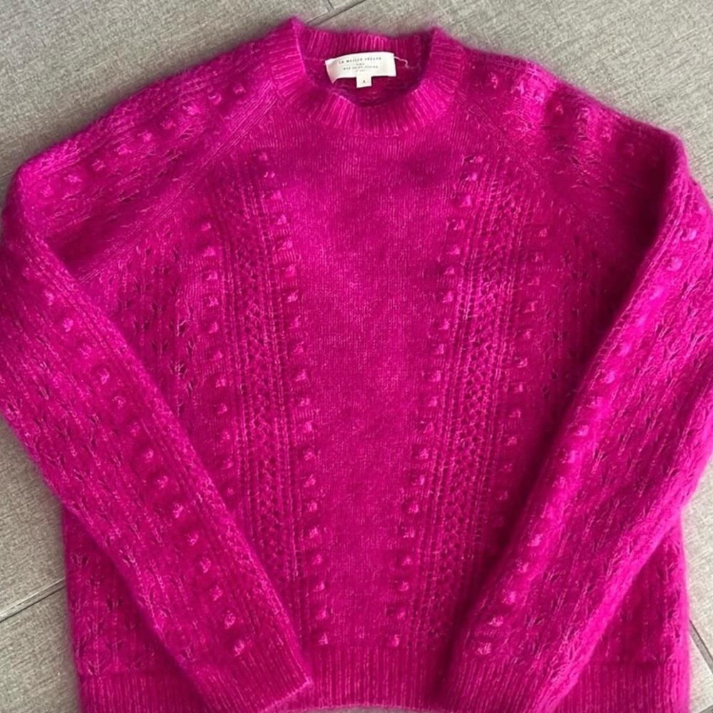 SEZANE COME JUMPER FUCHSIA - Picture 2 of 8